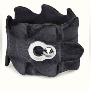 Gorgeous Authentic Fendi leather bracelet.